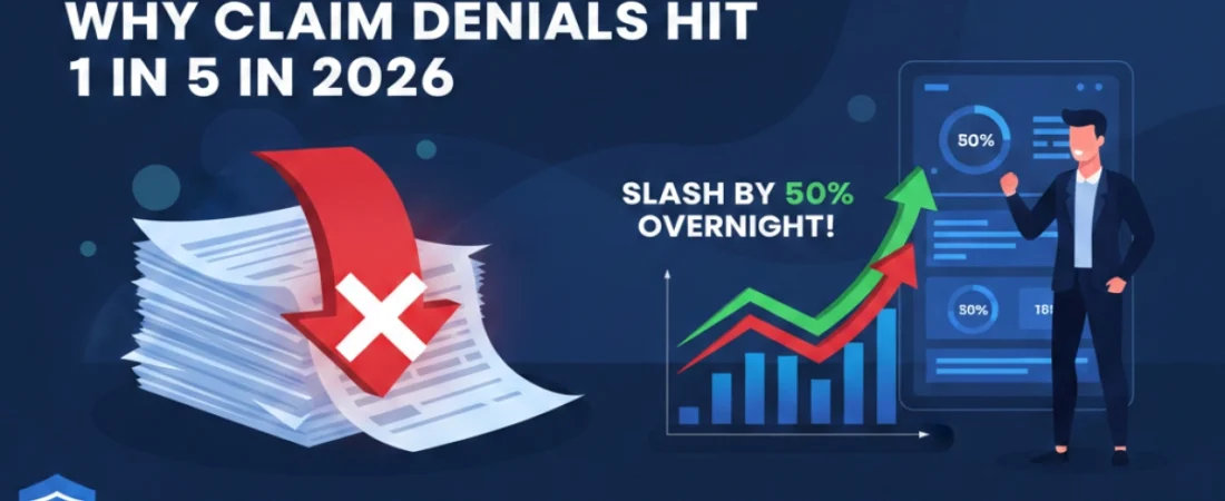 Why Claim Denials Hit 1 in 5 in 2026 – And How to Slash Them by 50% Overnight