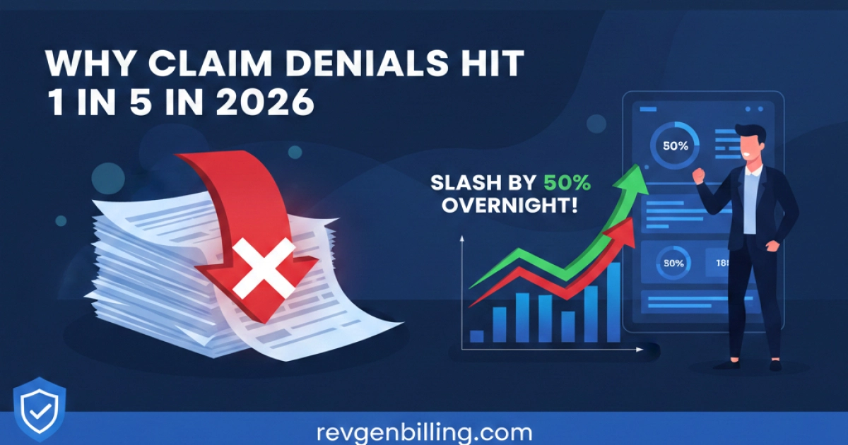 Why Claim Denials Hit 1 in 5 in 2026 – And How to Slash Them by 50% Overnight