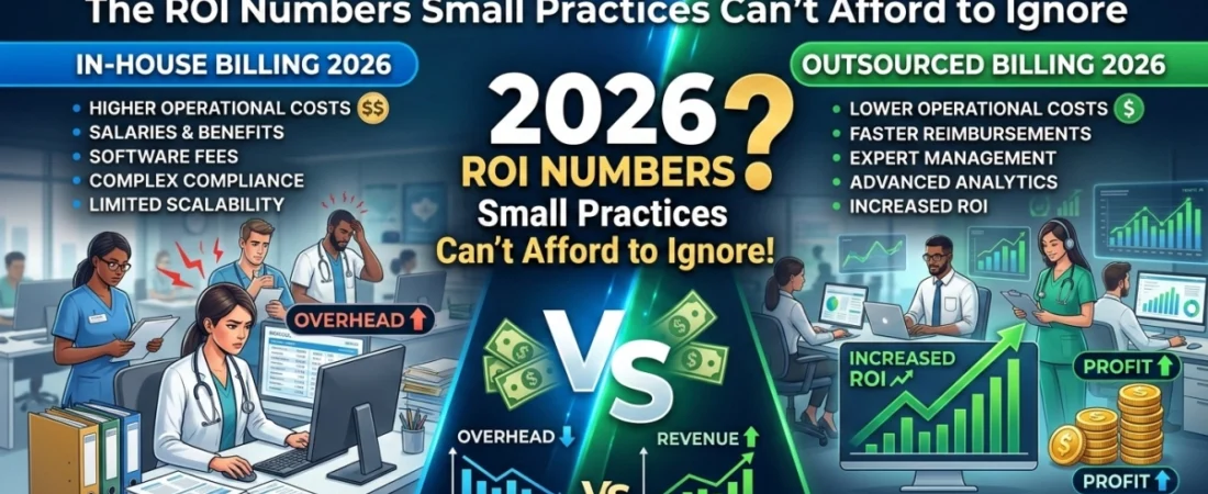 In-House vs. Outsourced Medical Billing in 2026: The ROI Numbers Small Practices Can’t Afford to Ignore
