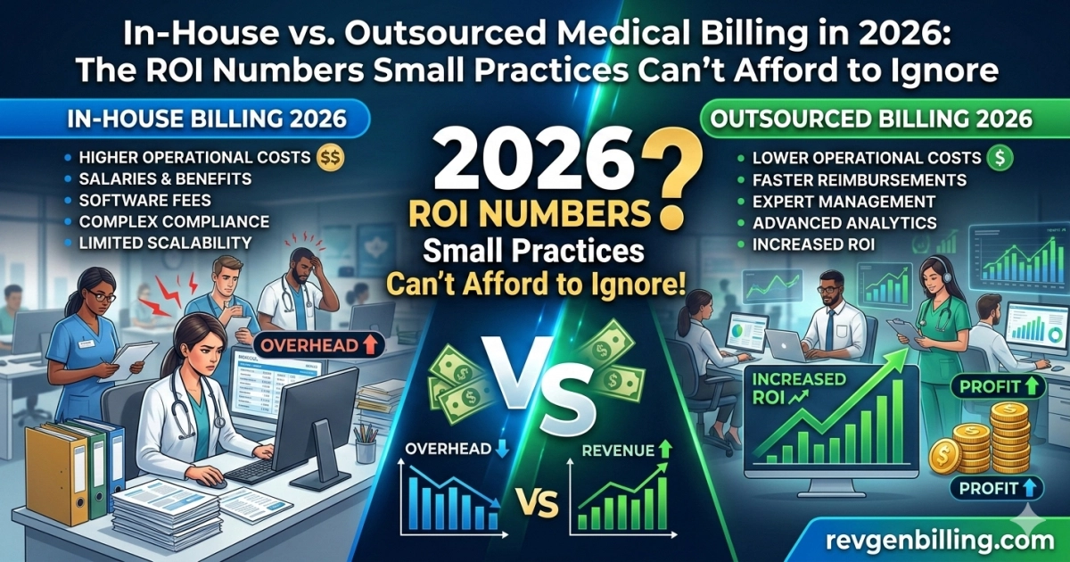 In-House vs. Outsourced Medical Billing in 2026: The ROI Numbers Small Practices Can’t Afford to Ignore