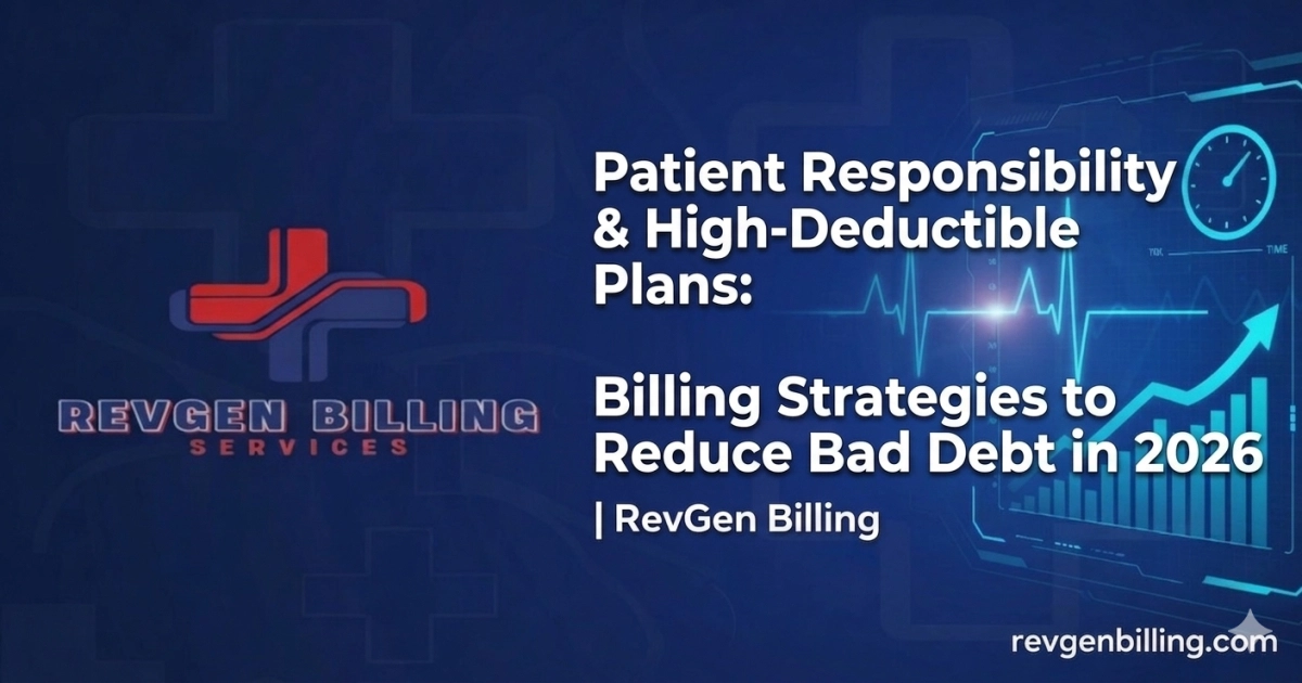 Patient Responsibility Billing 2026: Strategies to Reduce Bad Debt with High-Deductible Plans | RevGen Billing